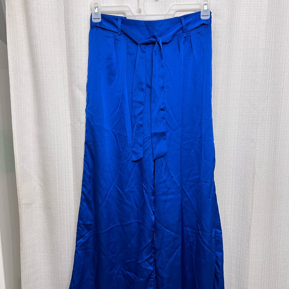 Satin Palazzo Pants